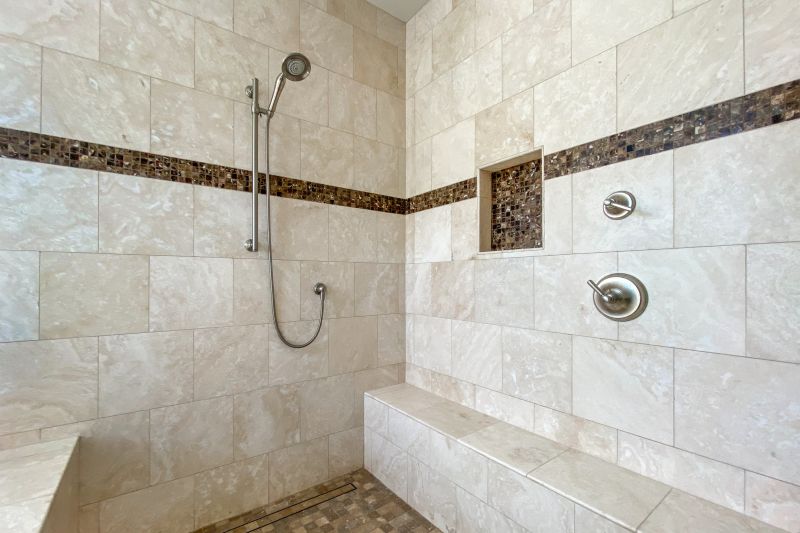 Shower with Built-In Storage